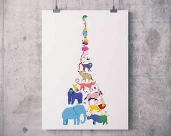 Mole Antonelliana with animals