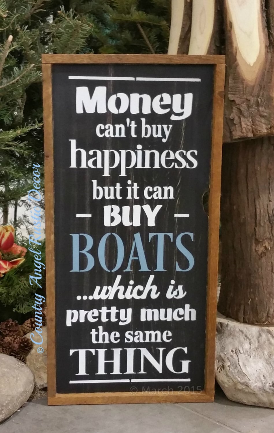 Image result for you cant buy happiness but you can buy a boat