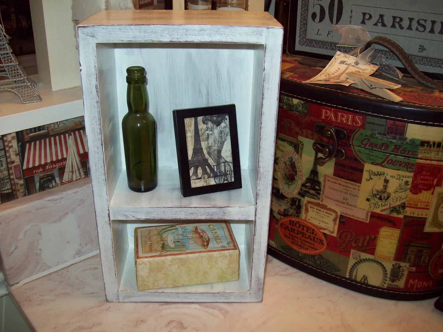 White Shelf French FarmhouseFarmhouse decorFrench