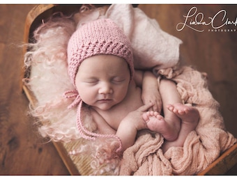 Newborn Hat Girl/ Baby Girl Hat/ Newborn Girl Photo Prop/ Newborn Photo Prop Girl/ Newborn Girl Props/ Photography Props/ Newborn Infant Hat