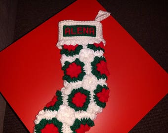 Personalized Victorian Christmas Stocking