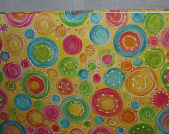 Bright Color Circles 12x12 Scrapbook