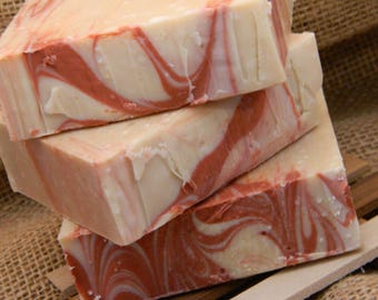 Champagne Pomegranate Goats Milk Soap