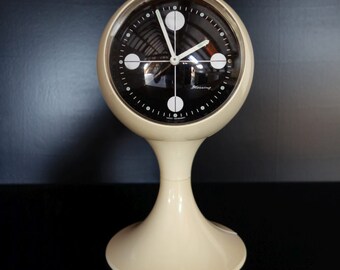 Blessing round, ball alarm clock, 60-70s space age era, retro & vintage