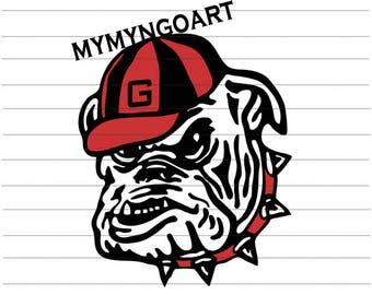 Georgia Bulldogs Svg, Eps, Dxf, Pdf, Png, Jpe for Cricut and Silhouette-Digital Download.