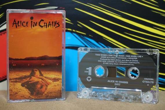Dirt by Alice In Chains Vintage Cassette Tape