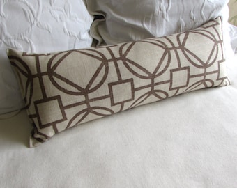 SURI CARAMEL 9x25 Bolster/lumbar pillow available in many of our fabrics