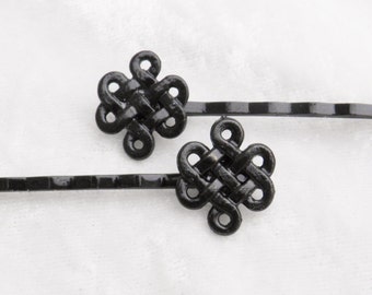 Celtic Knot Bobby Pin Pair hair pins