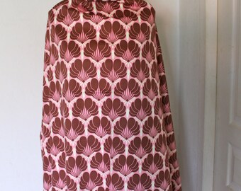 Flower patterned cotton fabric