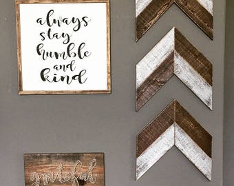 Wooden Chevron Arrows. Wooden Arrows. Farmhouse. Farmhouse Decor. Wall Decor