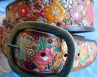 Flower Garden Belt Made in GA USA
