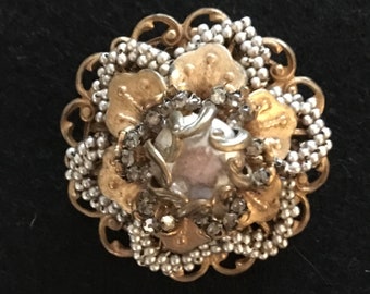 Vintage Miriam Haskell Brooch
