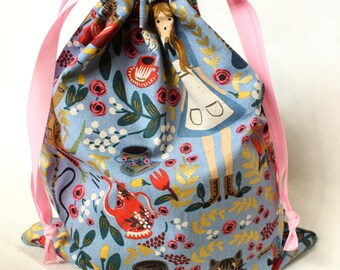 Draw String Bag / Shoe bag / Canvas Bag / Lunch Bag / Simple Draw String Bag / Canvas Shoe Bag / Handmade Draw String Bag / Handmade Bag