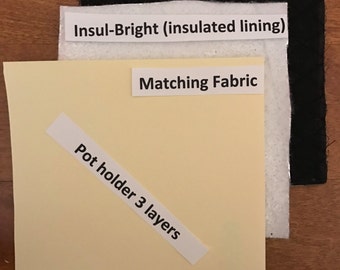 A Pair of Matching Pot Holders With Your Apron Order