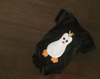 Bodys for baby hand painted * Penguin *