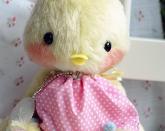 Large chickadee chicken artist bear e-pattern by Jenny Lee of jennylovesbenny bears PDF