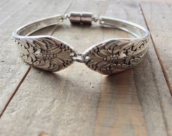Spoon Bracelet | silverware bracelet, Vintage Flatware bracelet| Silver Bracelet | Unique | spoon jewelry, silverware jewelry,