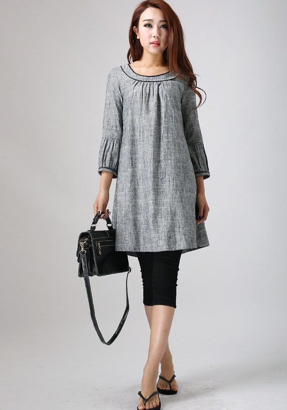 Plus size tunic tops for ladies pants