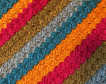 Rainbow Baby Blanket. Very soft and cuddly!!!