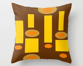 Modern Pillow Cover, Retro Throw Pillow Cover, Mid Century Throw Pillow Cover, Cool Pillow Cover, Decorative Pillow Cover