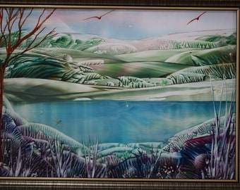 Original Encaustic Art Painting