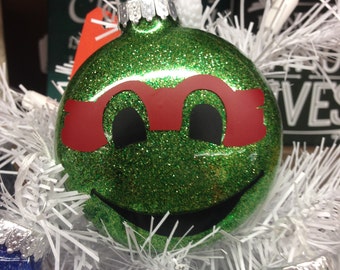 Holiday Christmas Tree Ornament Teenage Mutant Ninja Turtle Raphael Red