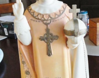 Infant Jesus of Prague Vintage Figure 11 1/2" tall
