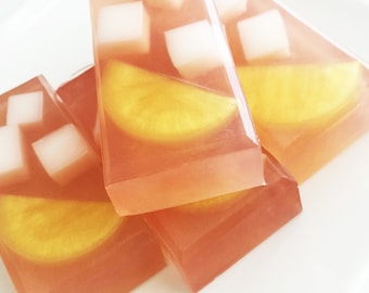 Soap, Iced Tea Soap, Sweet Tea Soap, Lemon Iced Tea Soap, Soap Bar, Bar Soap, Summer Soap, Tea Soap, Glycerin Soap, Handmade Soap