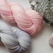 The Silver Queen / hand dyed 80/20 4ply yarn