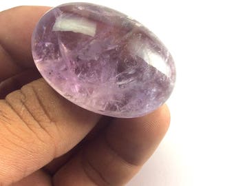 Amethyst oval shape gemstone 27x39mm
