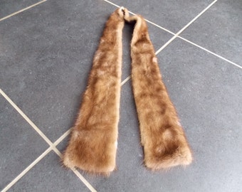 Vintage French Mink Fur Scarf / Collar fashion France