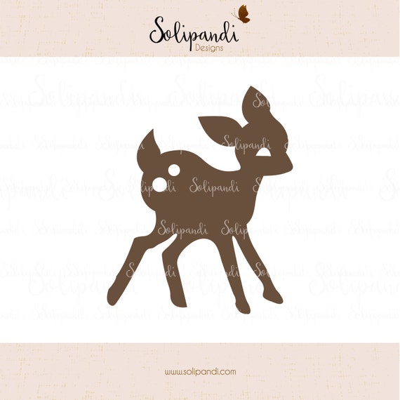 Download Bambi Baby Deer SVG and DXF Cut Files for Cricut
