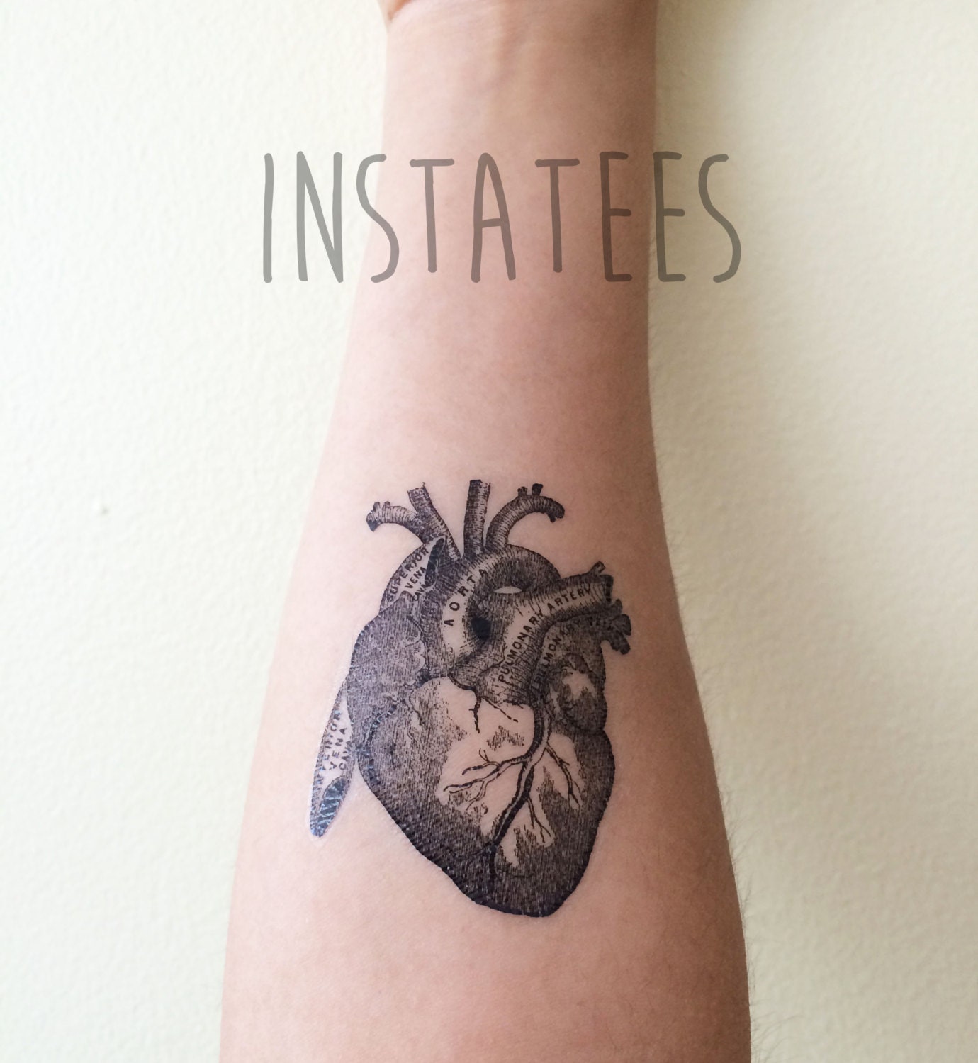 Cool Black Temporary Heart Tattoo Tumblr Style Cool Black Temporary Heart Tattoo Tumblr Style