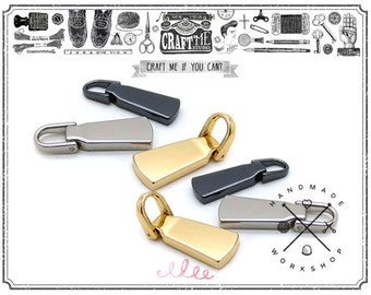 10PCS High Quality Small Puller Tap ZIPPER for Fastener Slider 3/4" Zip P-310