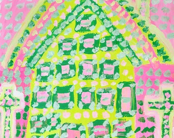 Pink and Yellow House