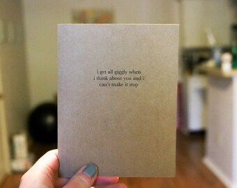 Giggly - Love/Valentine's Day Card