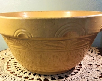 Vintage Large Yellow Ware Bowl