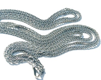 Antique very long Victorian muff-guard chain......superb!