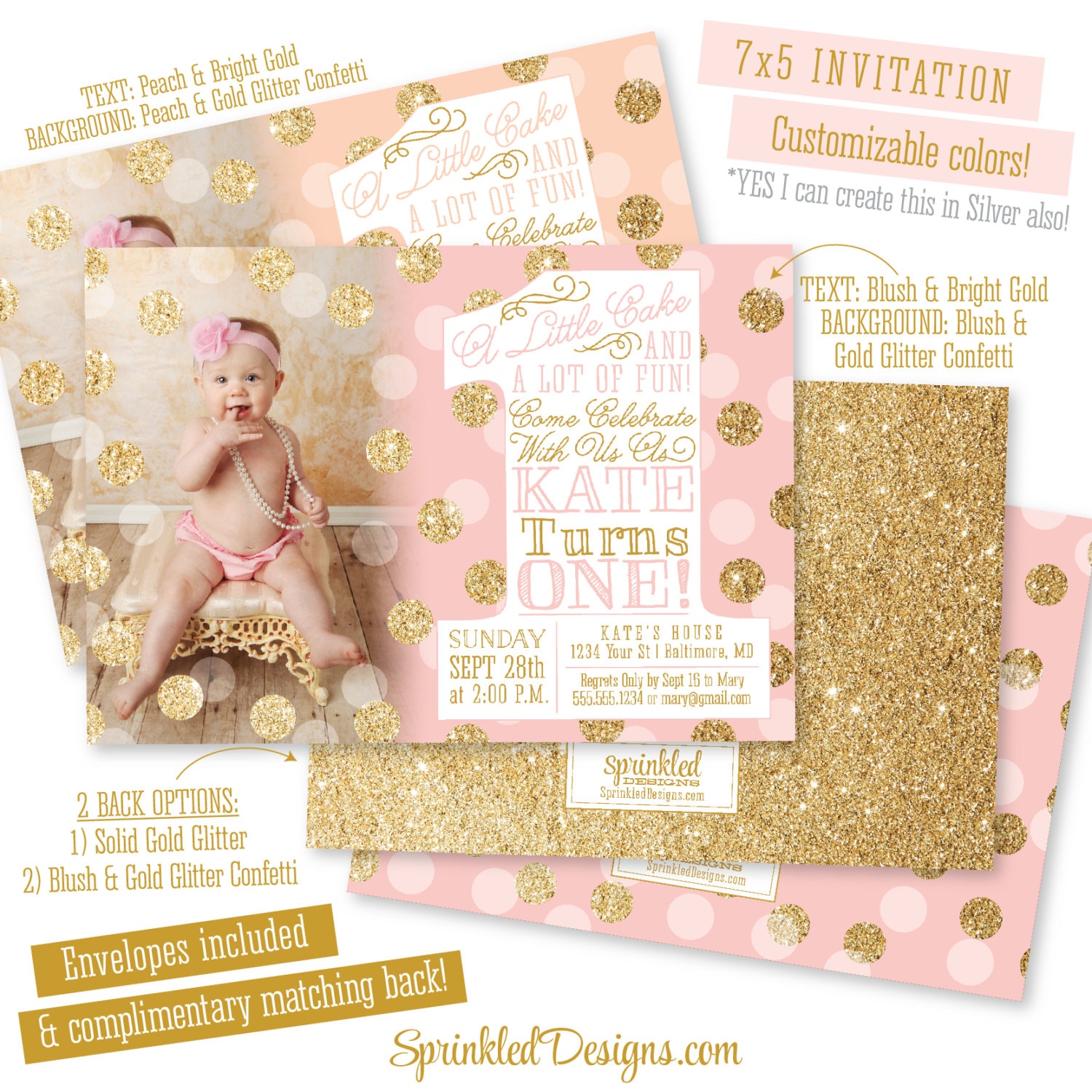 Pink Birthday Invitations 7