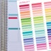 Planner Stickers - Skinny Flags - Fits Erin Condren Vertical and The Happy Planner!