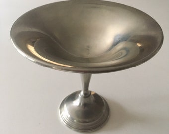Preisner Pewter Footed Compote Plate #2056
