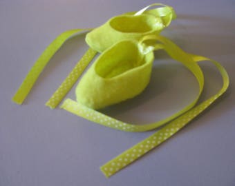 30 cm felt waldorf doll shoes