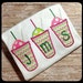Snowball Trio Applique Machine Embroidery Design