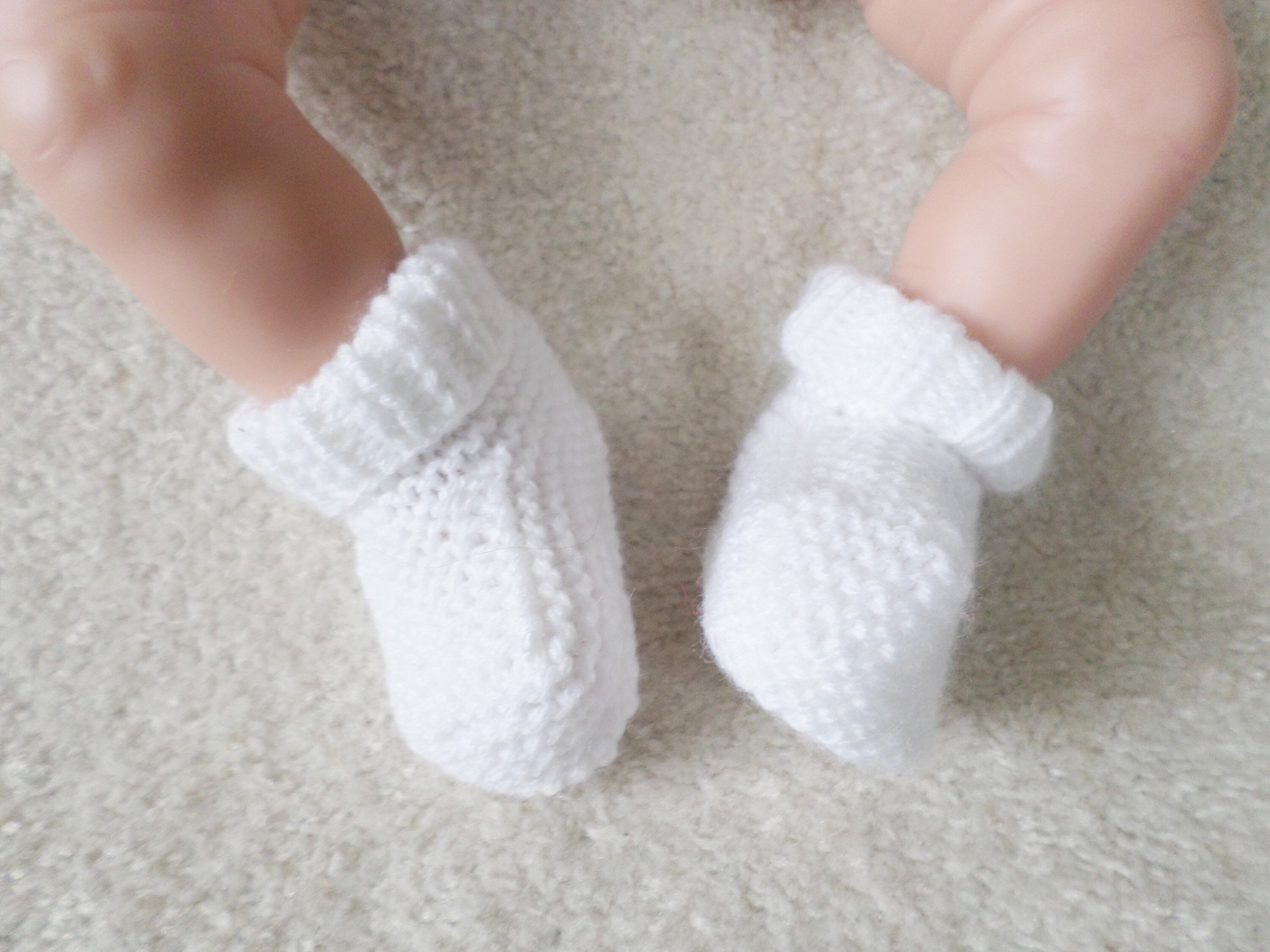 Baby booties knitted baby booties. baby hand knits baby boy