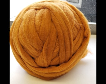 FREE Shipping !!! AMBER◾ 21.5 micron ◾ Merino Roving wool ◾ 66s ◾ 1 oz, 2 oz, 4 oz, 6 oz ◾
