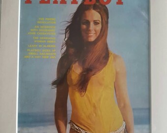 Original Playboy cover in mount July 1971