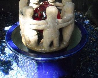 Fountain Upcycled From Flea Market Finds