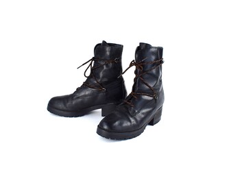 Unique Lacer Ankle Boots by Zodiac, Size 9 1/2, Lace Up Ankle Boots