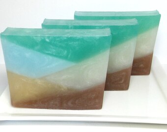 Ocean Soap, Nautical Soap, Soap for Men, Beach Decor, Fathers Day Soap, Sea soap, Summer Soap, Shaving Soap, Olive Oil Soap