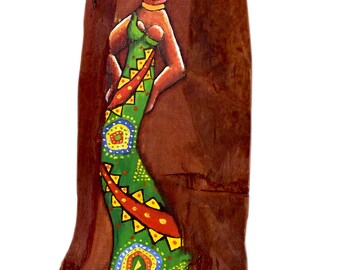 Sun on her body - Oil Painting - Rose Wood